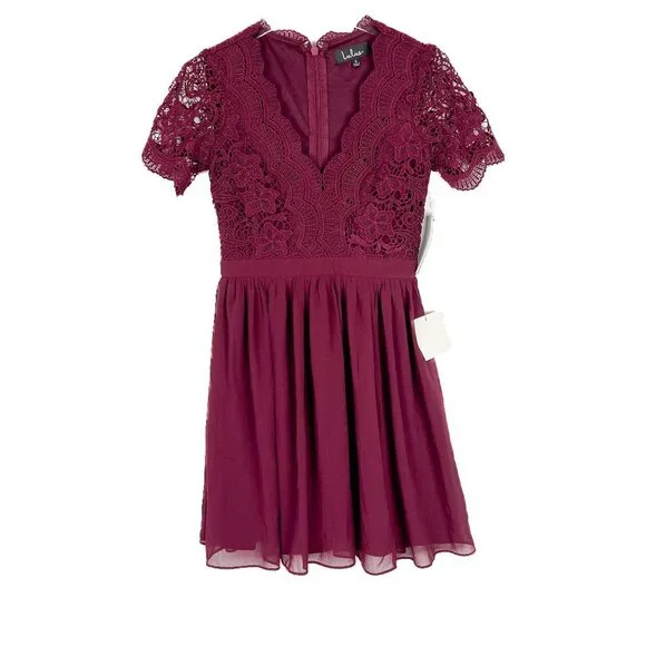 Lulus | Dresses | Nwt Lulus Angel In Disguise Burgundy Lace Skater Dress Size Small S New T24 | Poshmark Lulus | Dresses | Nwt Lulus Angel In Disguise Burgundy Lace Skater Dress Size Small S New T24 | Poshmark